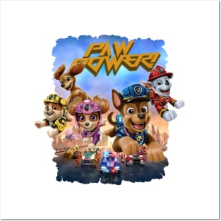 paw power friends Posters and Art